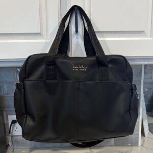 Nicole Miller Black Baby Bag